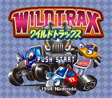 Wild Trax (Japan) (Rev 1) screen shot title